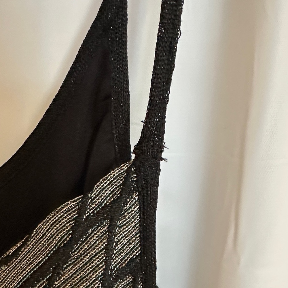 Missoni Black and Gray Mini Dress Sz S - Picture 5 of 8